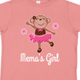 thumbnail image 4 of Inktastic Mema Girl Ballerina Monkey Girls Toddler T-Shirt, 4 of 5