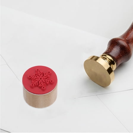 Worgeous 6pcs Wood Stamp Snowflake Stamps For Card Making Stamps For Crafting Wooden Printing Blocks Stamps For Crafts Holiday Card Making Supplies Scrapbooking Supplies