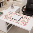 thumbnail image 3 of Long Mouse Pads for Desk,Pioneer Flower Floral Print Pattern Desk Mats on Top Of Desks, Desk Mouse Pad Extra Large with 3mm Non-Slip Base and Stitched Edge for Gaming,Office,Work,Home 31.5"x15.7", 3 of 6