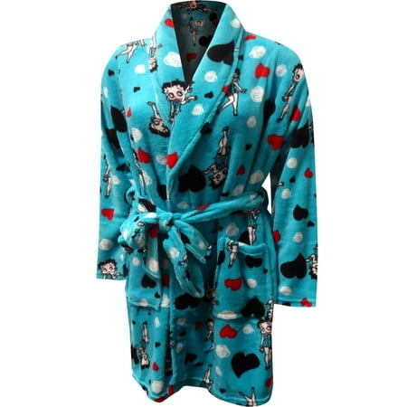 

Betty Boop Turquoise Super Soft Plush Robe