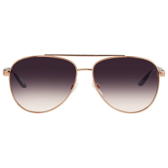 Michael Kors Hvar MK 5007 Metal Womens Aviator Sunglasses Rose Gold 59mm Adult