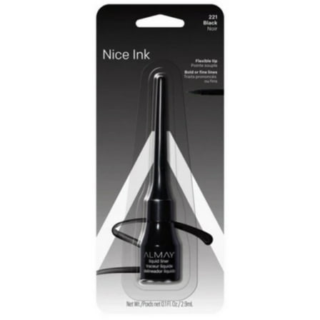 Almay Liquid Eyeliner, Black [221] 0.1 oz