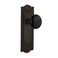 thumbnail image 5 of Nostalgic Warehouse Meablk_Prv_234_Nk Black Porcelain Solid Brass Privacy Door Knob Set -, 5 of 6