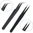 thumbnail image 2 of EXLEAF Straight and Curved Point Tweezers for Eyelash Extension, 2 of 5