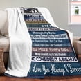 thumbnail image 6 of Dad Blanket Gift Father Throw Blanket I Love You Dad Blanket from Daughter Son Soft Cozy Flannel Blanket for Papa Fluffy Fleece to My Dad Blanket for Men Daddy Fathers Day Birthday Gifts, 60x80 Inch, 6 of 6