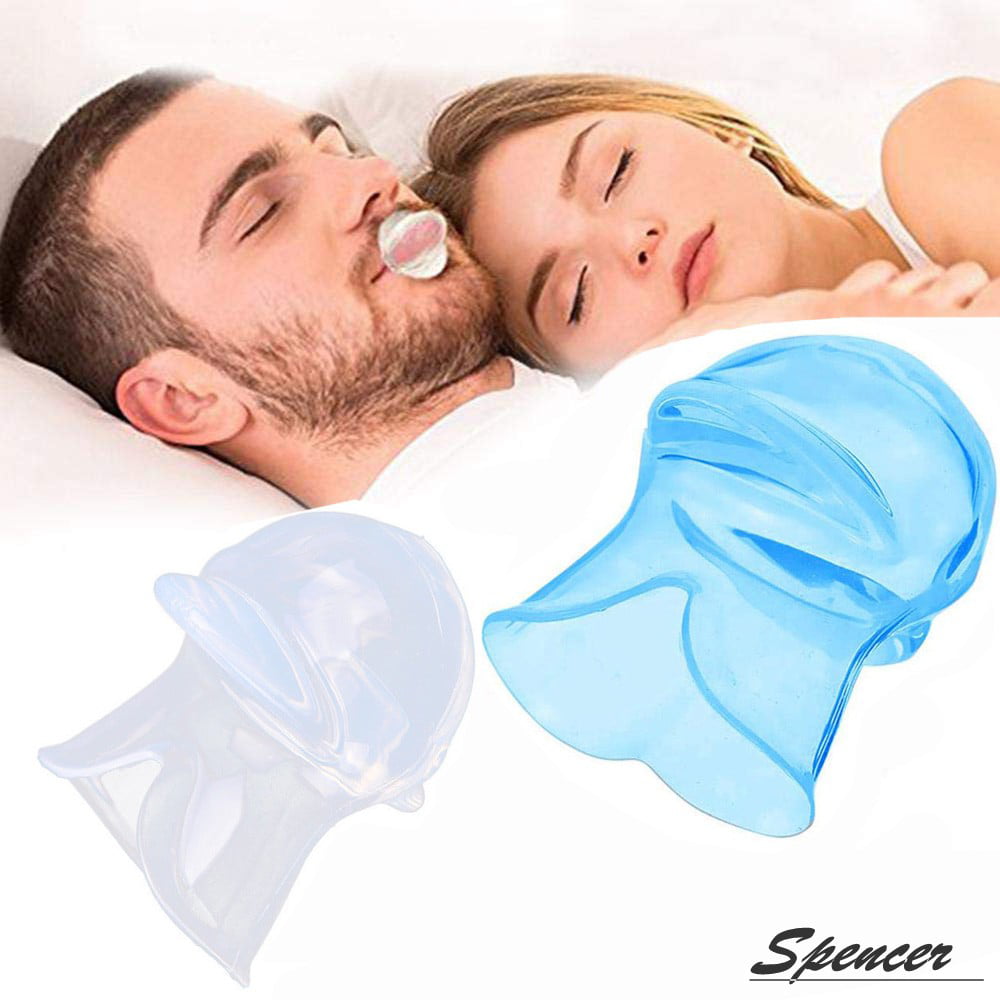 Anti snoring tongue device silicone sleep apnea aid stop snore sleeve aoneZJCRH 