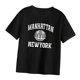 thumbnail image 4 of Camiseta para mujer Yinane Cuello redondo Ropa informal transpirable negra M, 4 of 8