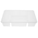 thumbnail image 5 of Bandeja transparente con compartimentos y tapa para aperitivos infantiles Contenedor de viaje con compartimentos Caja organizadora de plástico para almacenar alimentos en la despensa, 5 of 8