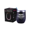 thumbnail image 2 of Boss Gifts for Men Women Funny Office Mug Cup Present Leaving Job Going Away Wine Glass, 2 of 7