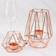 thumbnail image 5 of 2 piezas de Metal en forma de geométrico diseño té luz votiva candelabros, hierro hueco candelabros para la decoración del hogar de la boda, Sunnimix porta vela, 5 of 8