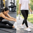 thumbnail image 4 of 3D Compression Leggings for Women, Sculpting Butt Lifting Leggings, High Waist Gym Yoga Pants, S–2XL, 4 of 13