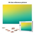thumbnail image 6 of Rateoe Teal To Yellow Gradient Pattern Wooden Picture Puzzle ,1000 Piece Jigsaw Puzzle ,Family Fun Puzzle, Home Décor Puzzle, Gift Puzzle(Horizontal style), 6 of 9