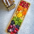 thumbnail image 5 of Farberware Build-a-Board 7x22-Inch Rectangular Bamboo Cutting Board with Clear Locking Lid, 5 of 15