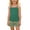Dark Green, variant on Girls Two Piece Summer Outfits Sleeveless Camisoles Tank Tops Floral Shorts Set Funny Casual Cute Clothes Hot Pink, 5 Years