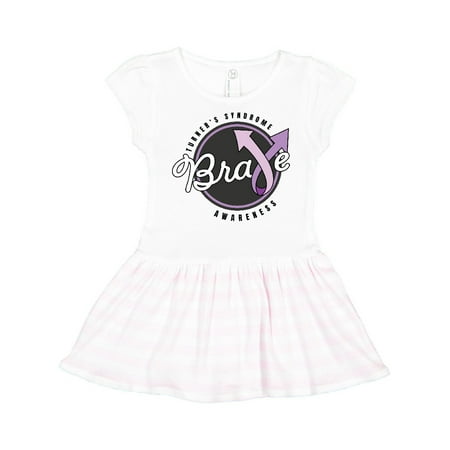 

Inktastic Turners Syndrome Awareness Brave Gift Toddler Girl Dress
