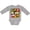 AC-Heather Grey, variant on My Aunt Love Me Boys or Girls Long Sleeve Baby Bodysuit