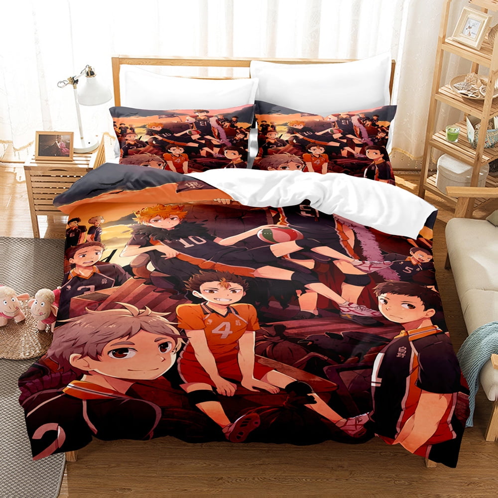 Anime Haikyuu Bedding Sets 3D Printed Shoyo Hinata/Tobio Kageyama Duvet