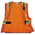 thumbnail image 3 of Ergodyne GloWearÂ® 8246Z Type R Class 2 Two-Tone Mesh Vest w/ Reflective Binding, Orange, 2XL/3XL, 3 of 4
