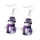 thumbnail image 5 of Pendientes de Navidad,Pendientes de muñeco de nieve de Navidad Joyería elegante,Joyería de Halloween de moda creativa para regalo de mujer,Pendientes colgantes Dijes de moda de, 5 of 8