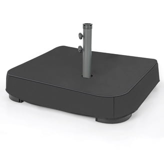 Mainstays 22 lbs Black Round Powder Coated Resin Patio Umbrella Base -  Walmart.com