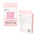 thumbnail image 7 of KAV Luxury Triple Layer Shower Caps - Pink, 7 of 7