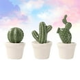 thumbnail image 6 of Monyance Cactus Ornament 3pcs Artificial Succulent Plants Fake Cactus Plants Simulated Resin Succulent Plants for Home Office (Random Style)(2.17X2.17X4.72Inches), 6 of 10