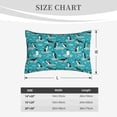 thumbnail image 4 of Daiia Penguins On The Ice In The Sea Bedding Waterproof Pillow Protector Zippered Queen – Bed Bug Proof Pillow Encasement-14"x20", 4 of 6