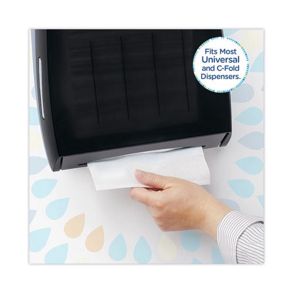 C-Fold Paper Towels, 1-Ply, 10.13 x 13.15, White, 150/Pack, 16 Packs/Carton | Bundle of 2
