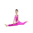 thumbnail image 6 of renvena Kids Girls One Piece Shiny Sleeveless Gymnastic Leotard Unitard Ballet Dance Jumpsuit Bodysuit, 6 of 7