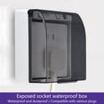 thumbnail image 6 of 86 Type Outdoor Socket Waterproof Box Clear Receptacle Protector Socket Case, 6 of 11