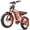 Orange, variant on Bike U Lock,Heavy Duty Bicycle U Lock with Mount Holder for Mountain Bikes, Ebikes,Bluvall Ebike（Free Gift Ship with SU8 Ebike）