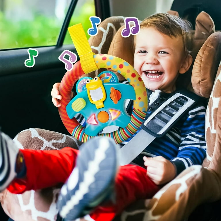 Toddler steering wheel toy for cheap car seat