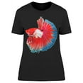 thumbnail image 1 of Betta Fish Broad Transparent Tip T-Shirt Women -Image by Shutterstock, Female Large, 1 of 2