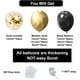 thumbnail image 3 of Kit de guirnalda de globos de oro negro JAMW 100 piezas, 3 of 5