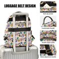 thumbnail image 3 of FORMRS Mini Backpack Purse for Women Quilted Travel Daypack Casual Shoulder Bag, Cute Cartoon Toucans Pattern, 3 of 7