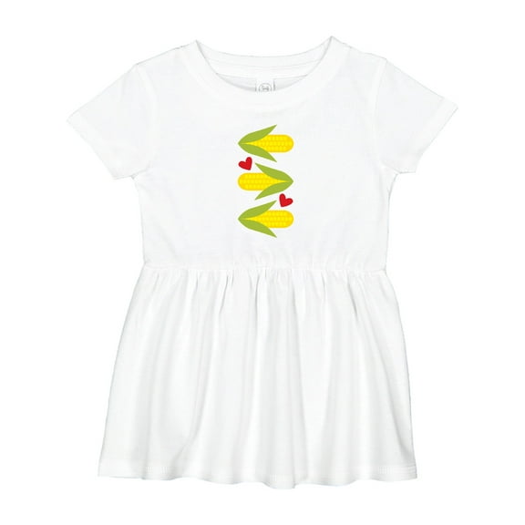Inktastic Corn Lover Corn on the Cob Girls Baby Dress