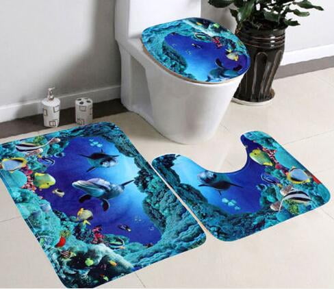 bath and toilet mat