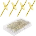thumbnail image 2 of Hooks 50Pcs 20lbs Hangers Set Quick Photo Picture Frame Hangers Alloy Nail Hooks Plaster Picture Hanging Kit For Clock On Wooden Drywall, 2 of 5