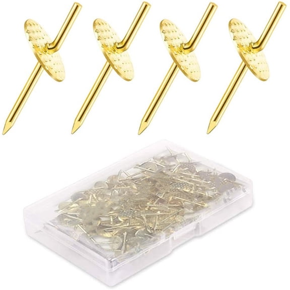 Heavy Duty Picture Hangers for Drywall, Small Nail Hooks for Hanging Frames Artwork And Clocks on Wall, Reusable Low Profile Hanging Kit for Wooden Walls Harlik