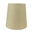 thumbnail image 2 of Meriville Set of 6 Maize Linen Clip On Chandelier Lamp Shades, 3.5-inch by 4.5-inch by 4.5-inch, 2 of 4