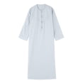 thumbnail image 2 of EnJoCho Kids Arabic Thobes Musli𝗆 Thobe Long Sleeve Kaftan Islami𝖼 Prayer Dress Ramadan Eid Outfit Traditional 𝖢ostume Celebration Robe, 2 of 9