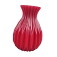 thumbnail image 4 of Jarrón de flores moderno, contenedor floral, pequeño jarrón nórdico irrompible, arreglo floral para decoración de escritorio de fiesta, regalo de Rojo, 4 of 8