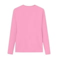 thumbnail image 5 of ITSAME Girls Long Sleeve Shirts, Round Neck Valentine's Day Edition Heart Graphic Pullover Shirts Pink 14-15T, 5 of 5