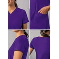 thumbnail image 4 of Adar Addition Scrubs For Women - Modern V-Neck Scrub Top, 4 of 8