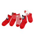 thumbnail image 5 of GYRATEDREAM 5 Pairs Fuzzy Christmas Socks for Kids, Winter Slipper Warm Soft Cartoon Cozzy Socks for Boys and Girls, Kids Fluffy Fleece Lined Warm Home Socks for 5-7Y Multi-color, 5 of 5