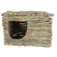 thumbnail image 1 of Miangastore 1Pc Handmade Folding Nest Rabbit Sleeping House Pet Supply Animal Nest (Beige), 1 of 8