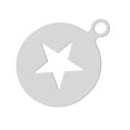 thumbnail image 4 of Plantillas de acero inoxidable para decorar café. Plantillas de barista para todo tipo de mousse, pasteles, cumpleaños, café (estampado de estrellas)., 4 of 6