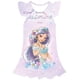 thumbnail image 1 of Año 2023 nueva ropa de niños de Disney, falda bonita informal de verano, falda de cuello redondo de princesa jazmín, vestido de manga de pétalo con estampado 3D de 12M Gao Jinjia LED, 1 of 2