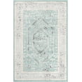 thumbnail image 2 of Rugs.com Aurelia Collection Rug – 6' x 9' Aqua Medium-Pile Rug Perfect For Living Rooms, Large Dining Rooms, Open Floorplans, 2 of 3