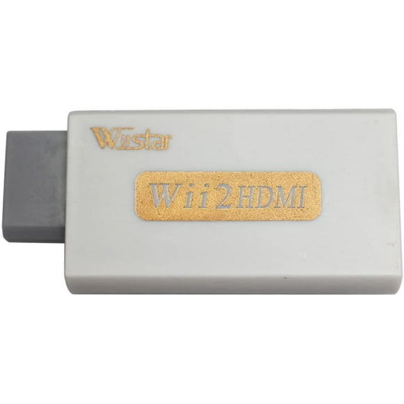 Wiistar Wii to HDMI Converter Adapter with 3.5mm Audio Output HDMI Converter Supports All Wii Display Modes